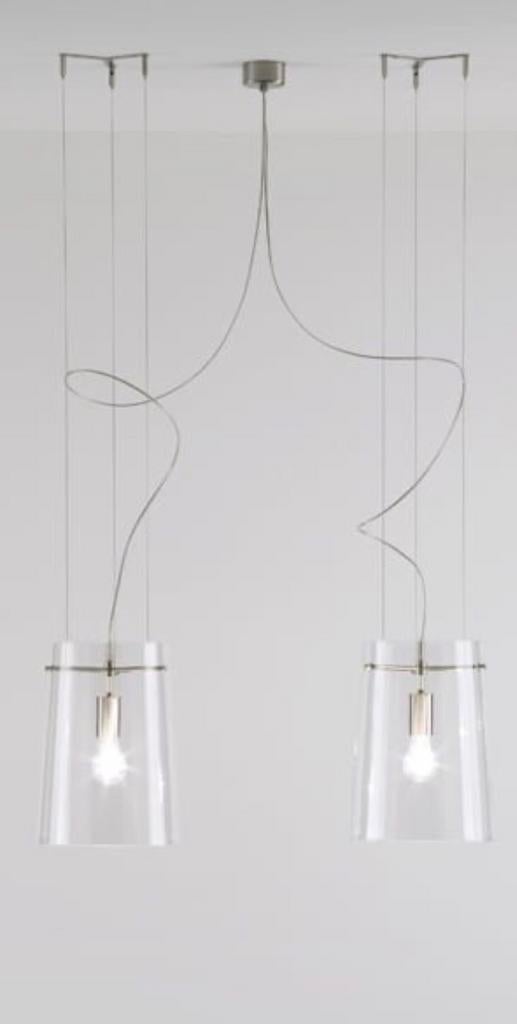 Prandina Sera S1 hanglamp, Ophalen, Zo goed als nieuw, Metaal, Minder dan 50 cm