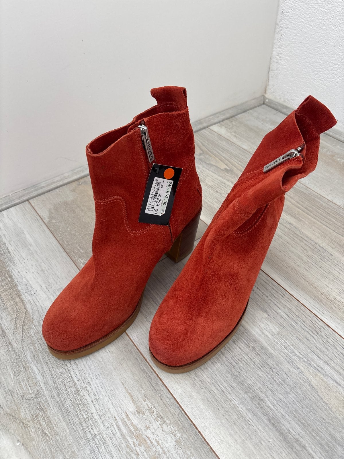 Shabbies Amsterdam suède enkellaarzen - Nieuw, Ophalen of Verzenden, Nieuw, Overige kleuren, Lage of Enkellaarzen