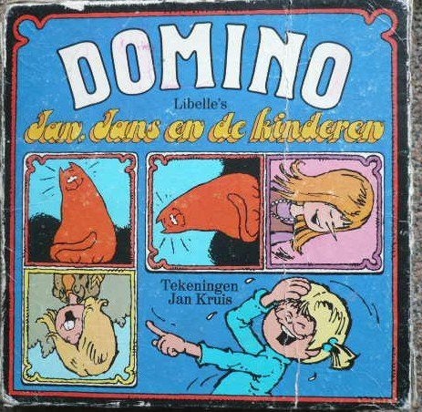 domino Jan Jans en de Kinderen,Jan Kruis,blauwe doos, Ophalen of Verzenden, Overige figuren, Gebruikt, Boek of Spel