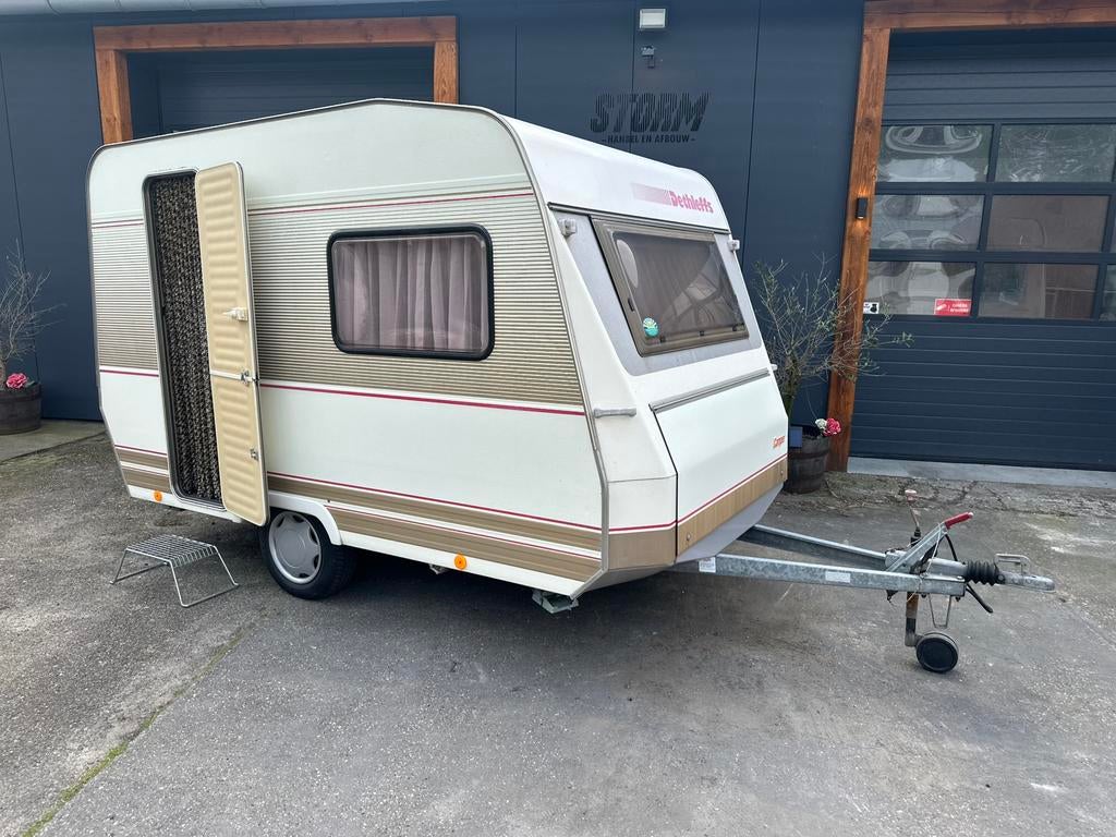 Dethleffs RD 1 A Caravan – Bouwjaar 1992 – Zeer nette staat, Tot en met 2, Bedrijf, Dethleffs, 500 - 750 kg