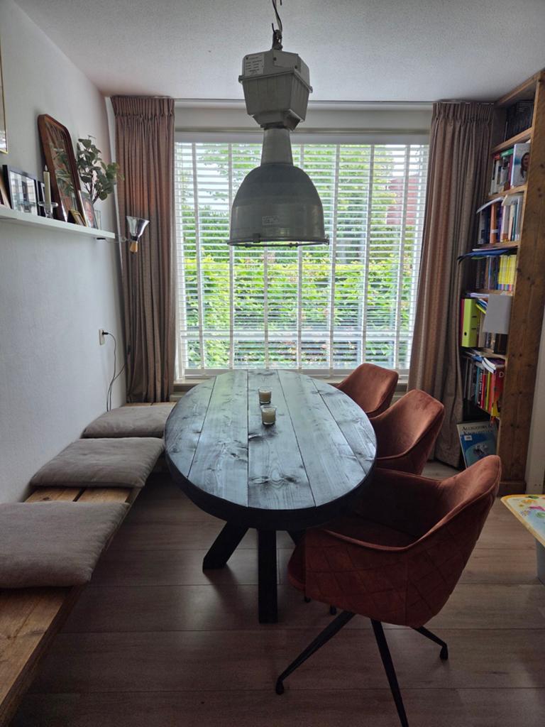 Originele GE Industriële Fabriekshal Lamp - Loftlamp, Ophalen, Gebruikt, 50 tot 75 cm, Glas