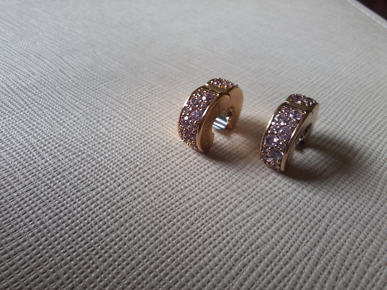 Pandora clips rosé., Ophalen of Verzenden, Zo goed als nieuw, Zilver, Pandora