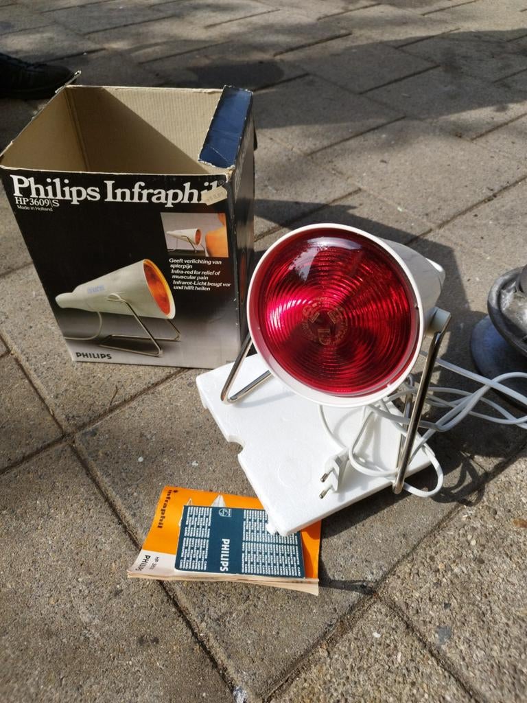 Philips Infraphil HP 3609/S Infraroodlamp, Witgoed en Apparatuur, Ophalen of Verzenden, Zo goed als nieuw, Overige typen