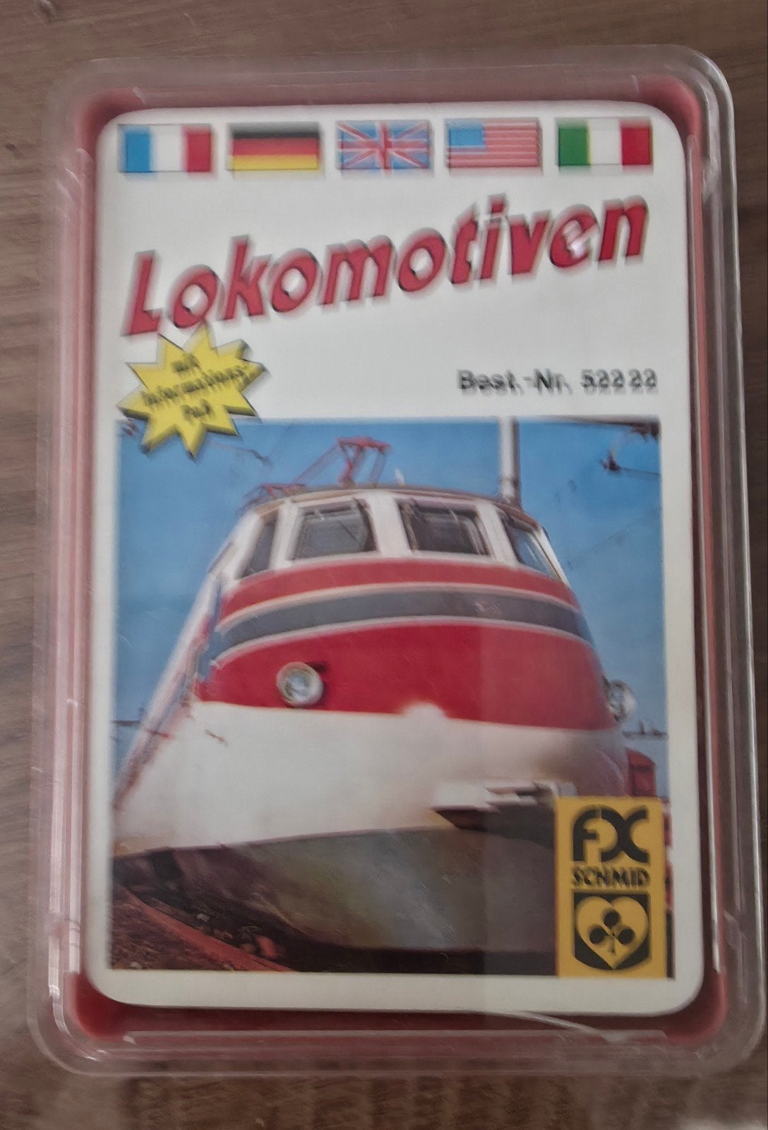 Vintage F.X. Schmid Kwartet Lokomotiven (1973) - Compleet!, Verzamelen, Ophalen of Verzenden, Gebruikt, Trein, Overige typen