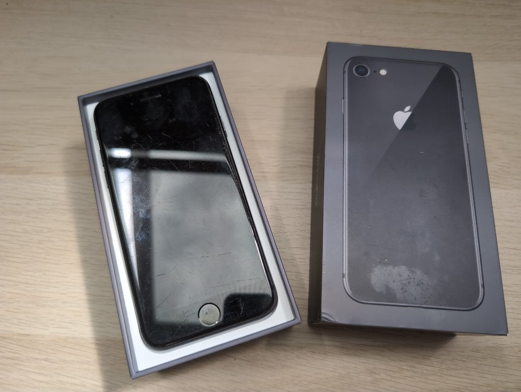 Apple iPhone 8 64 Space Gray te koop, Telecommunicatie, Mobiele telefoons | Apple iPhone, Gebruikt, 64 GB, Zonder abonnement, Zonder simlock