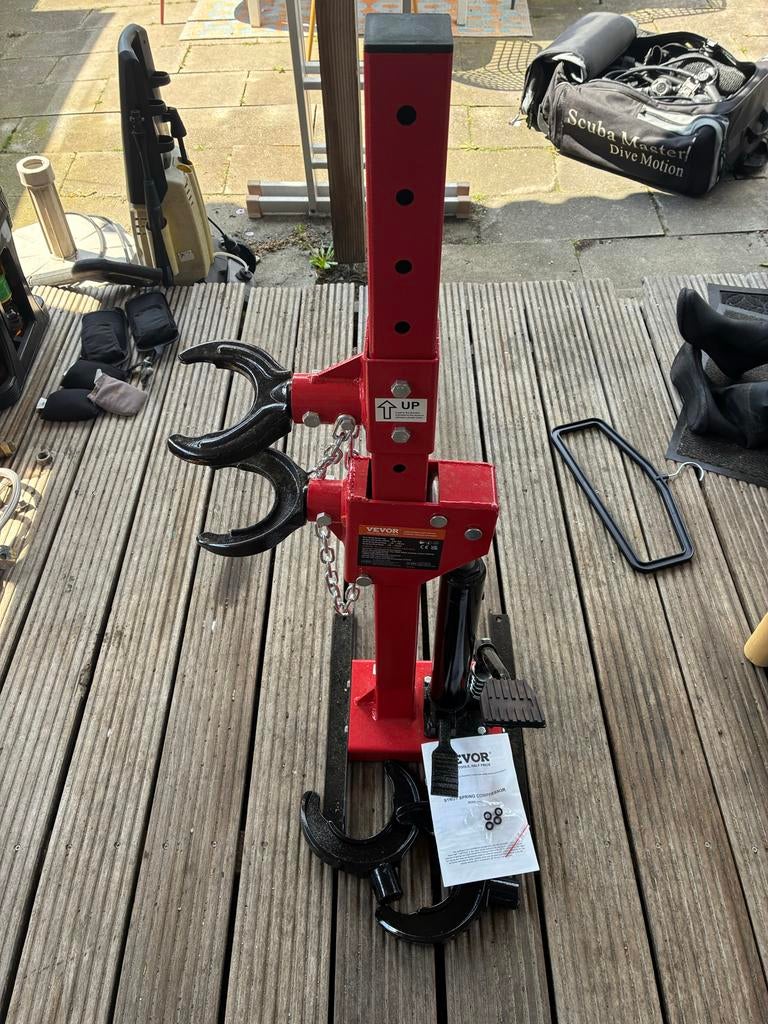 Vevor Veerpoot compressor, Ophalen, Gebruikt