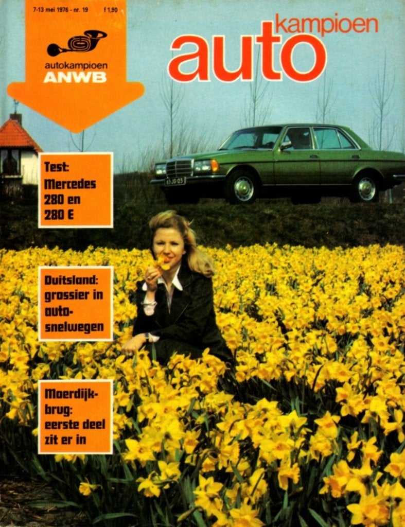Autokampioen dubbeltest Mercedes 280 en 280 E Mei 1976, Ophalen of Verzenden, Gelezen, Mercedes
