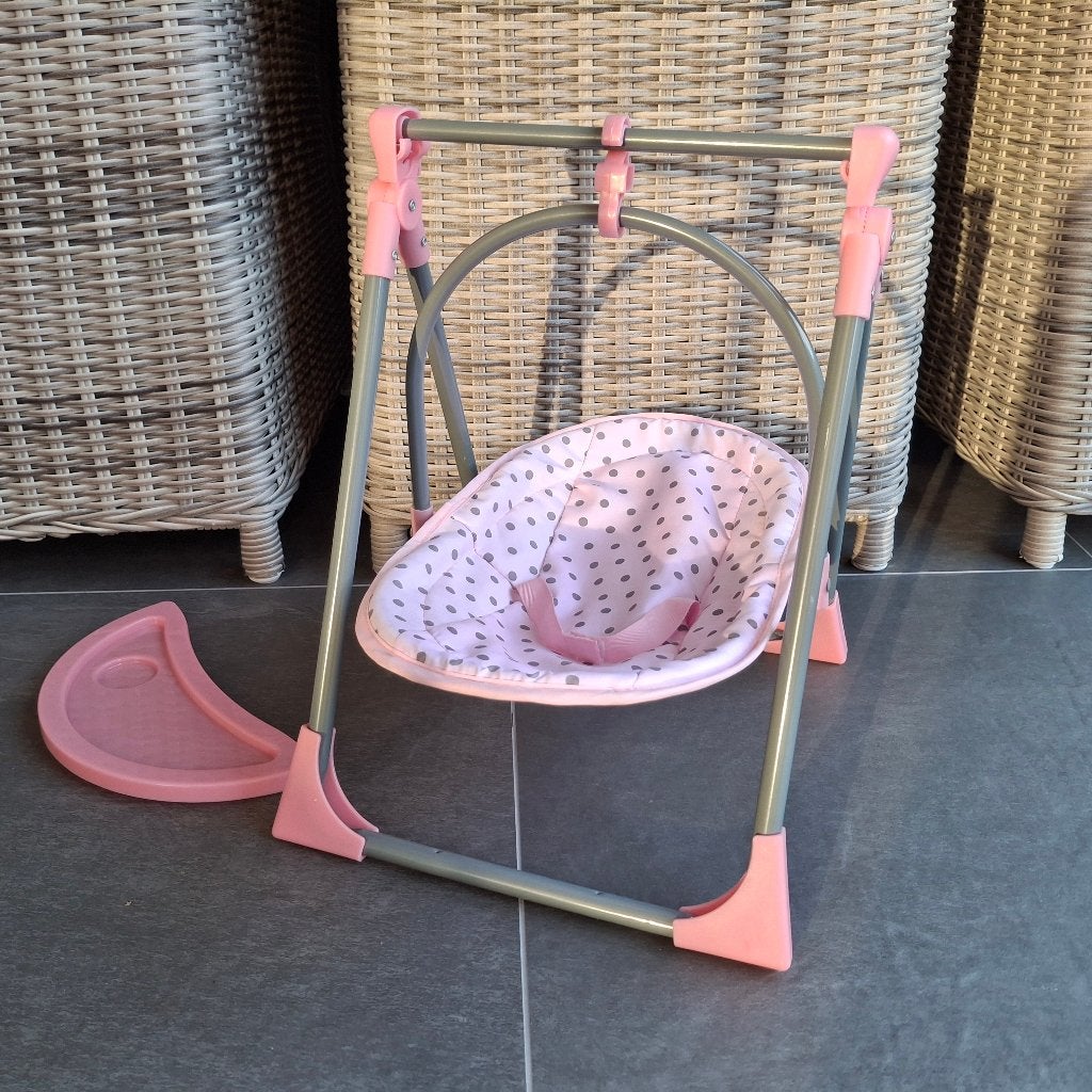 Poppen stoeltje kleur Roze, Ophalen, Gebruikt, Babypop