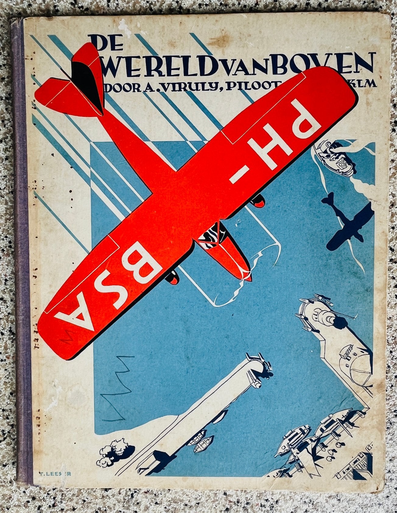 De Wereld van Boven - Adriaan Viruly - 1934 - KLM, Ophalen of Verzenden, Gebruikt, Boek of Tijdschrift