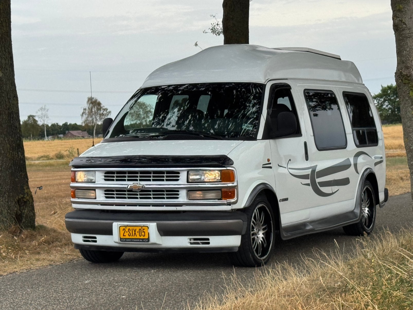 Chevrolet chevy van camperkenteken v8 op lpg, Auto's, Chevrolet, Achterwielaandrijving, 5000 cc, 8 cilinders, Overige carrosserieën