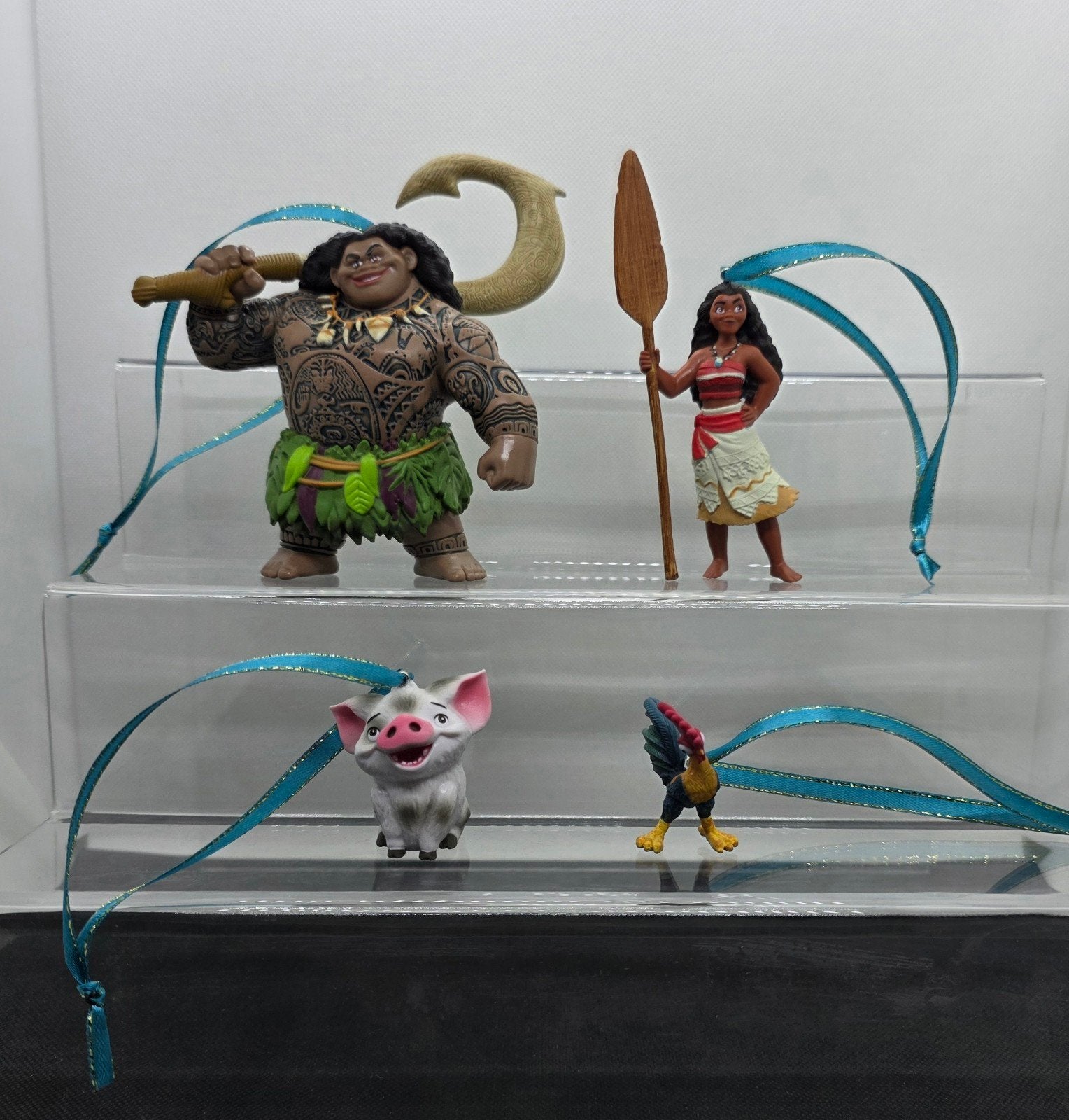 Disney Moana Vaiana set kerst ornamenten ornament kerstbal, Verzamelen, Disney, Ophalen of Verzenden, Nieuw