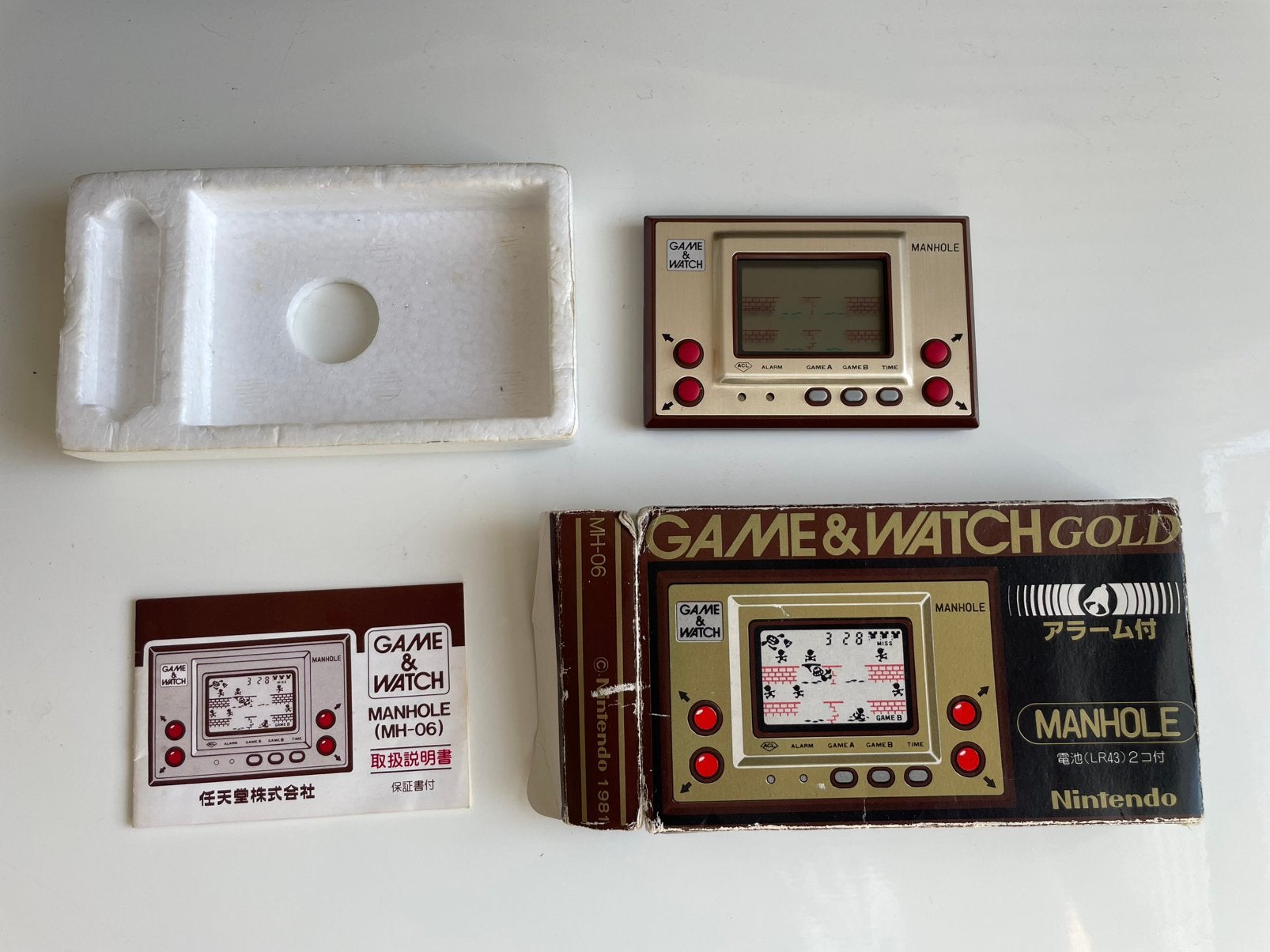 Nintendo Game & Watch Manhole MH-06, Spelcomputers en Games, Ophalen of Verzenden, Gebruikt