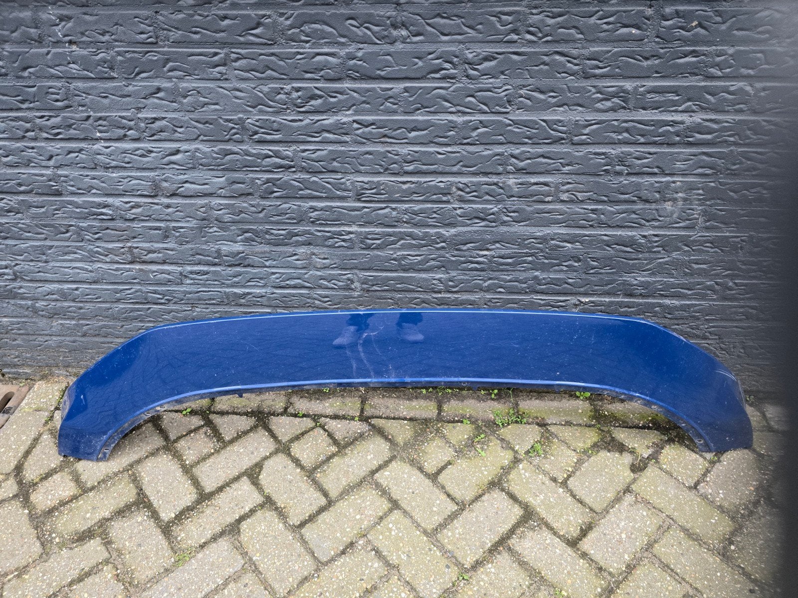 Voorbumper spoiler Audi Q6 e-Tron 85H S-line bj 2024-heden, Audi, Gebruikt, Voor, Bumper