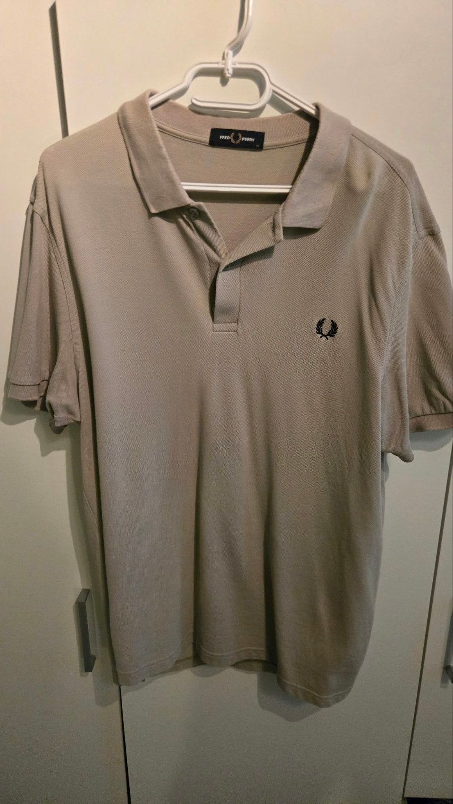 Fred Perry Polo Shirt - Beige - Maat XL, Kleding | Heren, Beige, Maat 56/58 (XL), Ophalen of Verzenden, Fred Perry