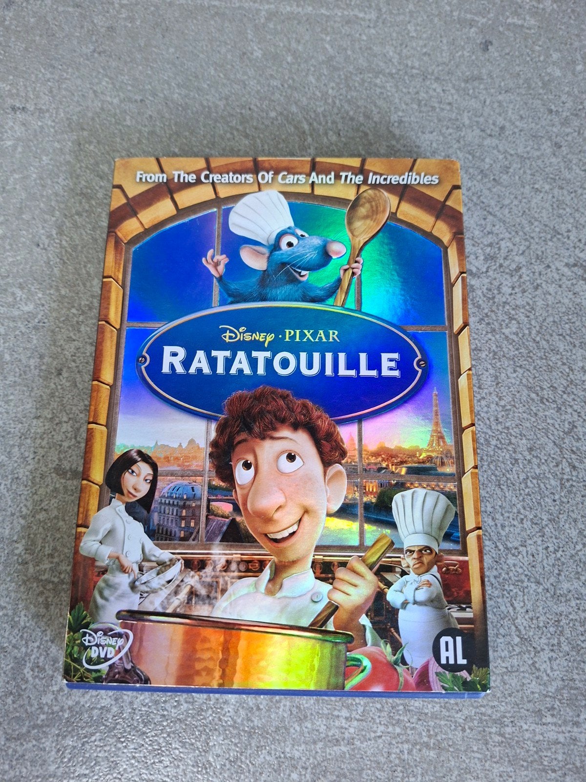 Disney Pixar Ratatouille DVD - Familie animatiefilm, Gebruikt, Animatie, Alle leeftijden, Nederlands