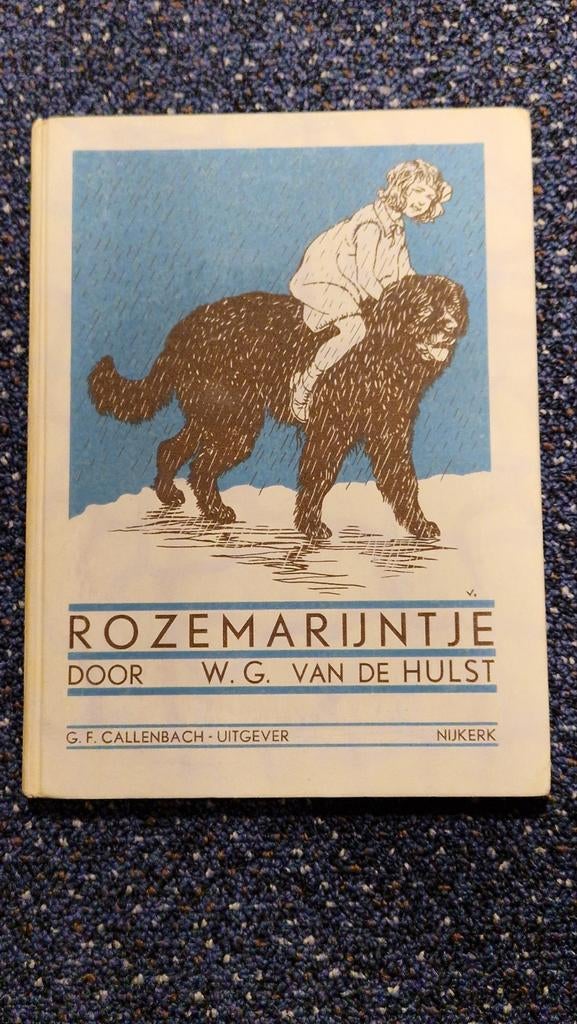 Rozemarijntje - W.G. van de Hulst 1e druk 1933, Antiek en Kunst, Ophalen of Verzenden