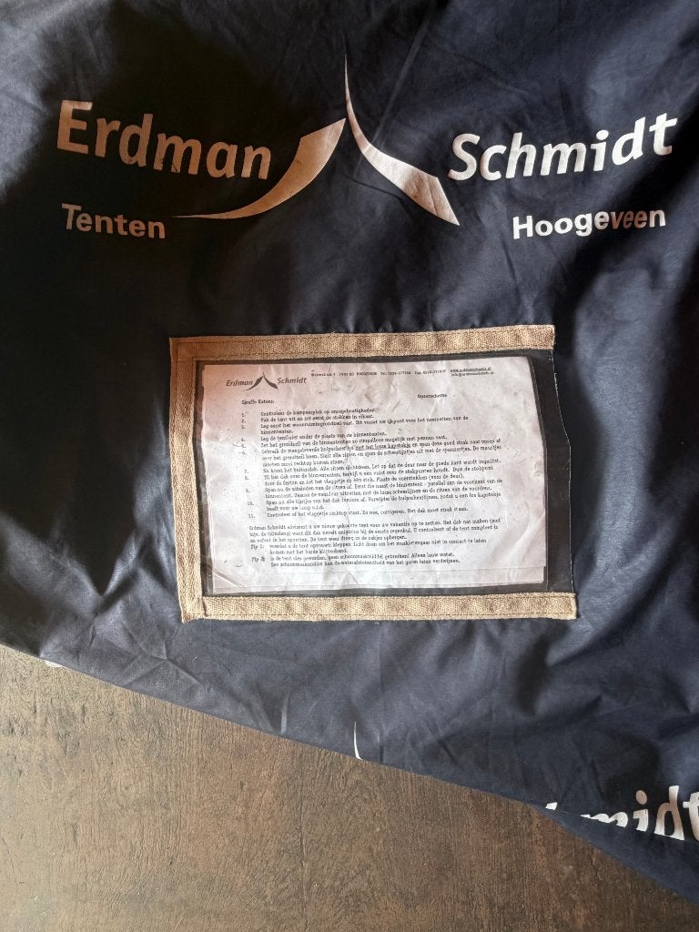 Erdman Schmidt Hoogeveen Tent . Type Giraf., Ophalen, Gebruikt, Tot en met 4