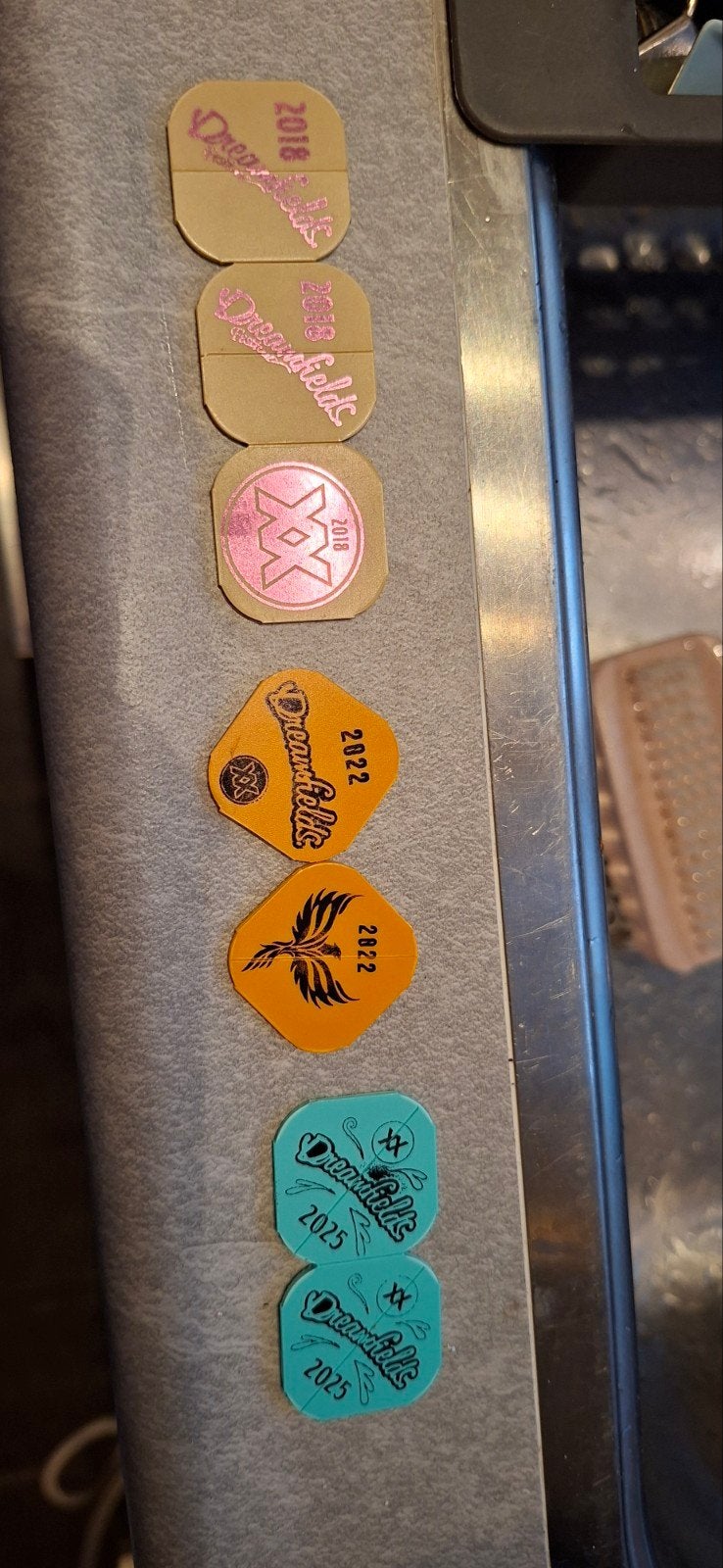 Tokens Dreamfields 2018, 2022 en 2025, Ophalen of Verzenden, Overige waardes