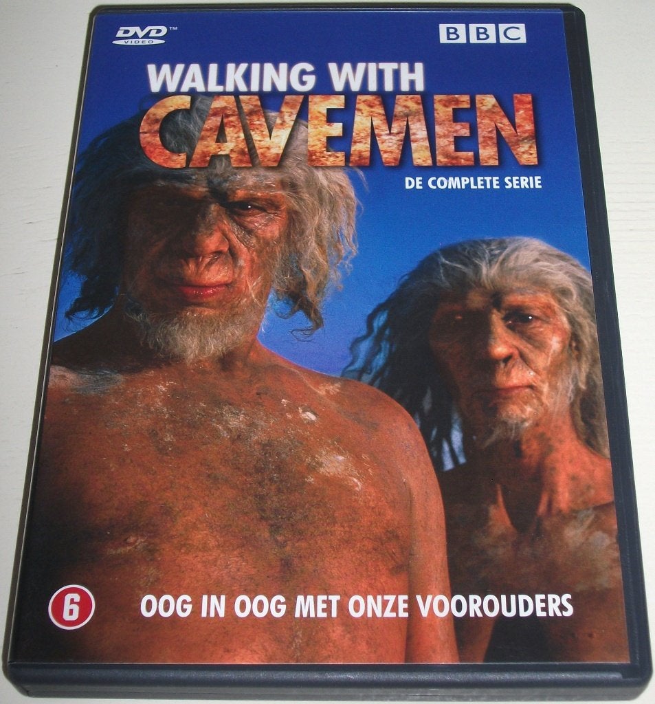 Dvd *** WALKING WITH CAVEMEN *** De Complete Serie, Nederlands, Overige genres, Ophalen of Verzenden, Zo goed als nieuw