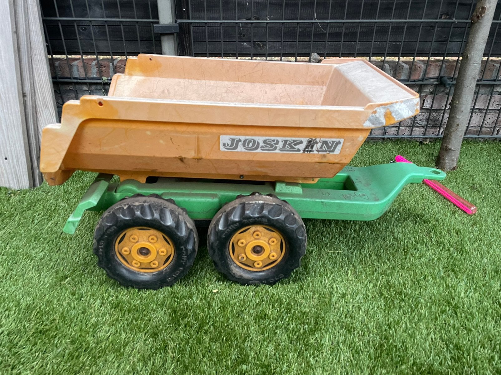 Tractor aanhanger, Ophalen, Zo goed als nieuw