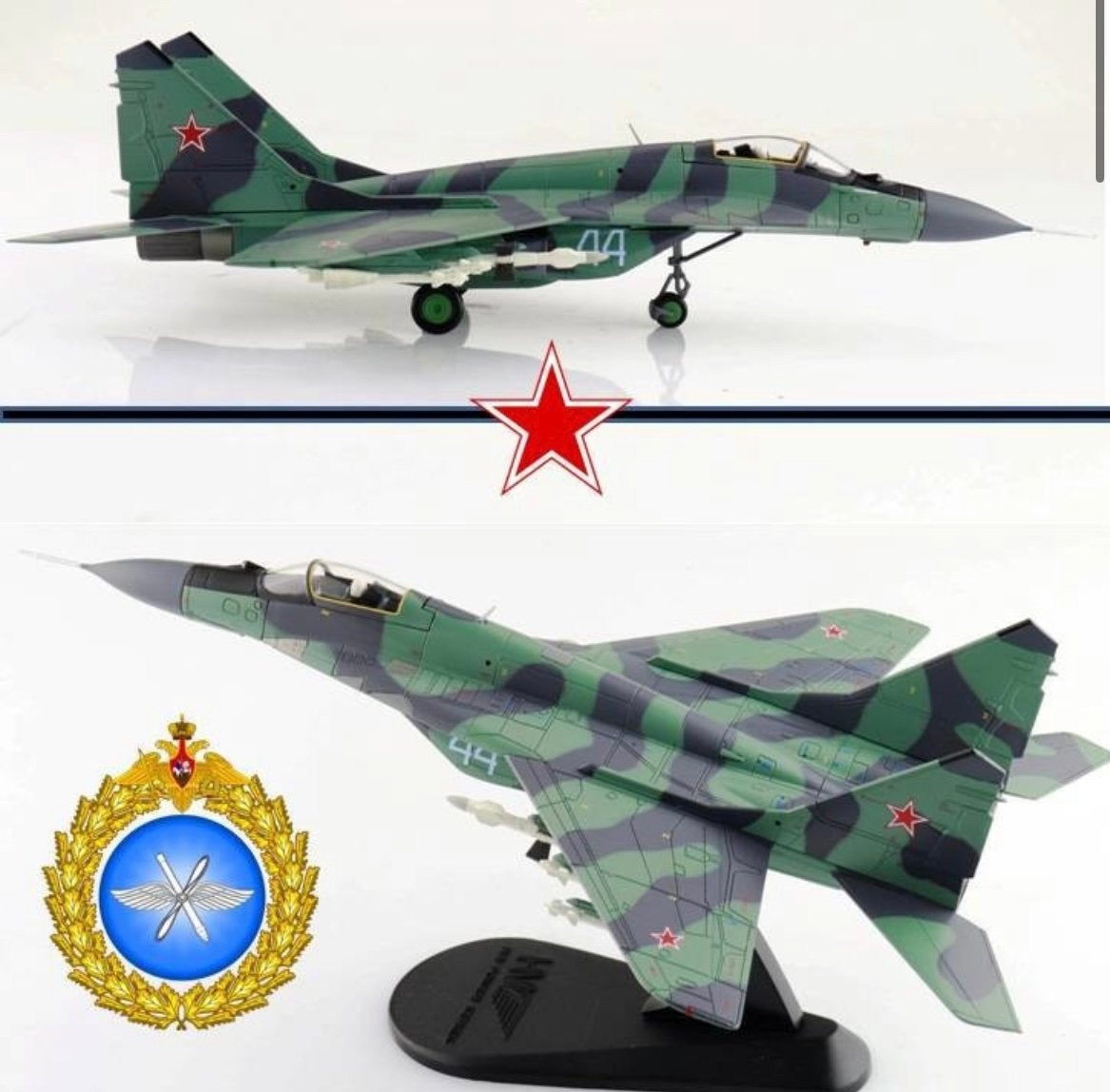 Hobby Master HA6524 Mikoyan Gurevich Mig-29 9-13 "Fulcrum C, Ophalen, Schaalmodel, Nieuw, Pilot Station