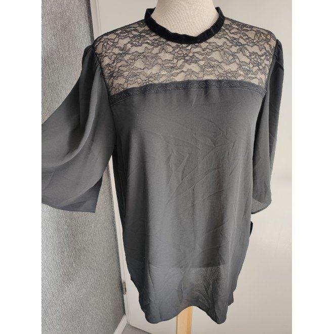blouse Ralph Lauren, Maat 38/40 (M), Verzenden, Zwart, Nieuw