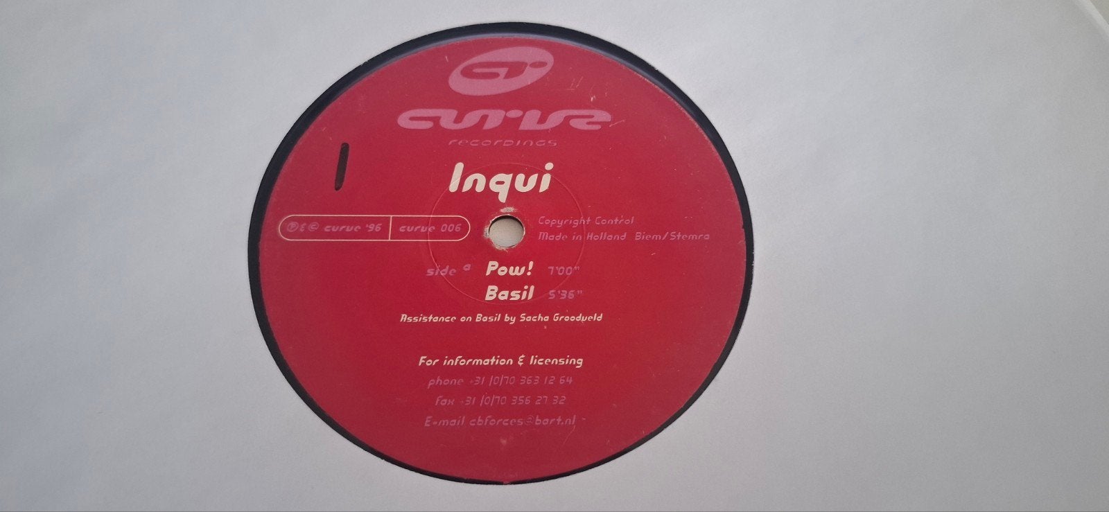 Inqui - Pow! / Basil / Coopa / Othello (Vinyl, 12 inch), Gebruikt, Ophalen of Verzenden, Elektronisch, EP