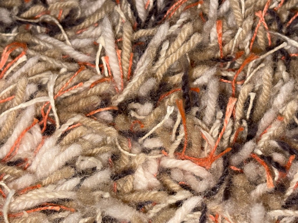 Groot hoogpolig vloerkleed De Millenerpoort – 250 x 200 cm, Ophalen, Bruin, 150 tot 200 cm, 200 cm of meer