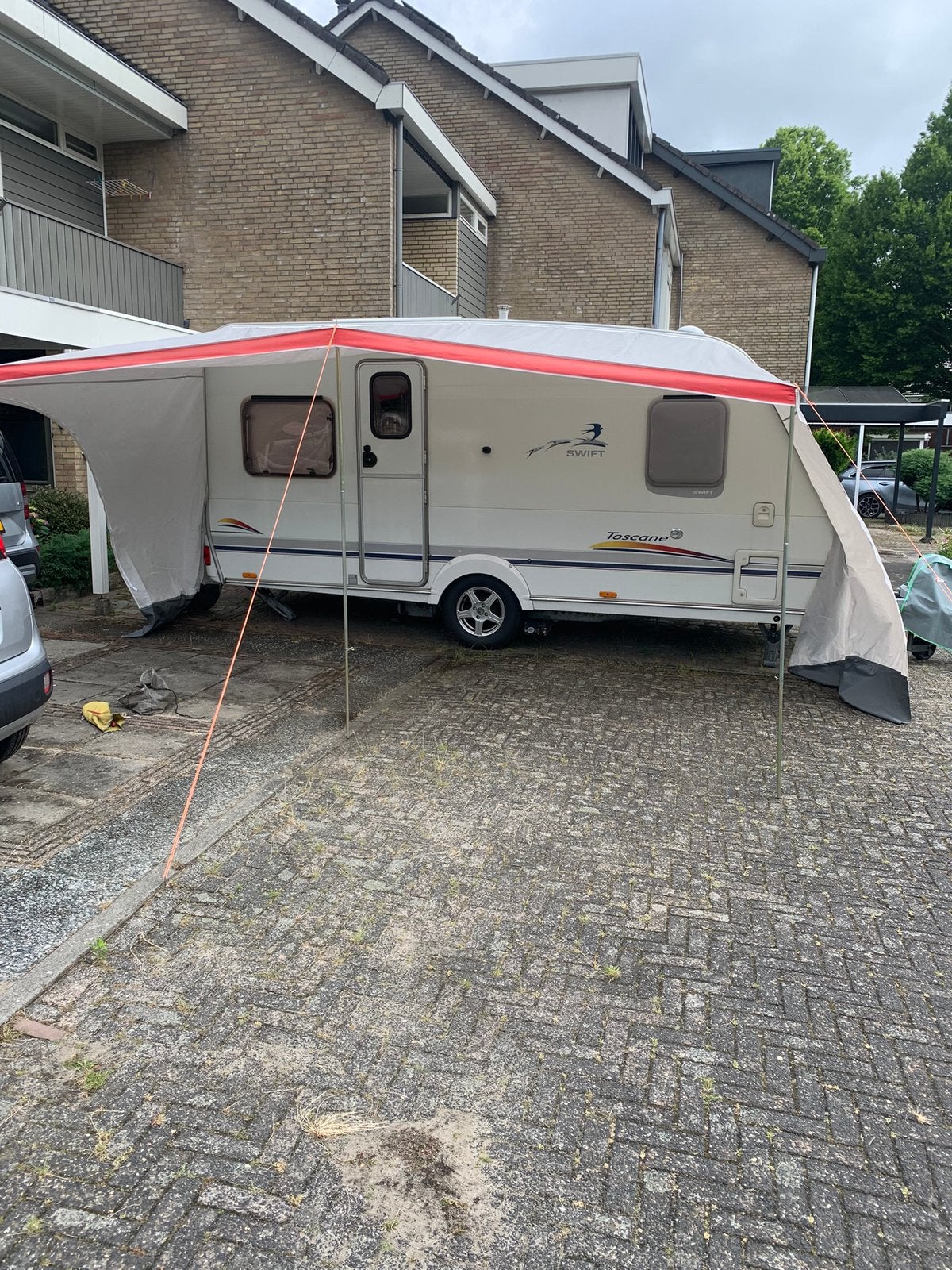 Caravanluifel omloopmaat 9  c.a. 8,75 luifel voor caravan, Caravans en Kamperen, Kampeeraccessoires, Ophalen of Verzenden, Gebruikt