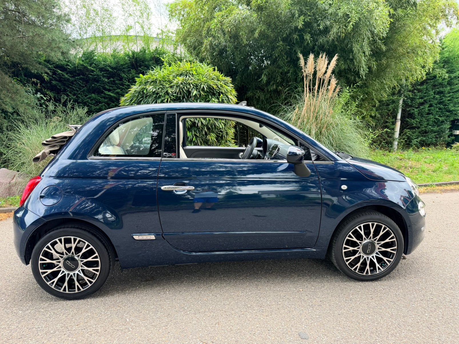 Fiat 500C 0.9 80pk Turbo Twinair /TWEEDE EIGENAAR / NL AUTO, Stof, Cabriolet, Origineel Nederlands, Bedrijf