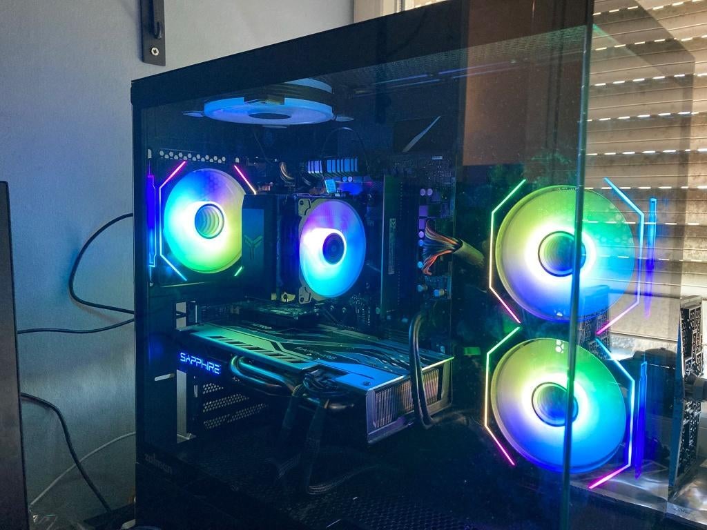 sapphire nitro+ rx 580 videokaart met ARGB, Computers en Software, Videokaarten, HDMI, PCI-Express 3, Gebruikt, AMD