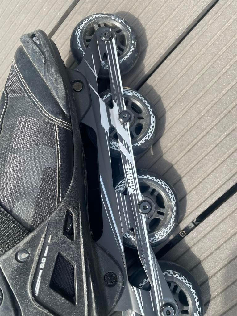 Zwarte Move Inline Skates - Maat 42, Overige merken, Gebruikt, Heren, Ophalen of Verzenden