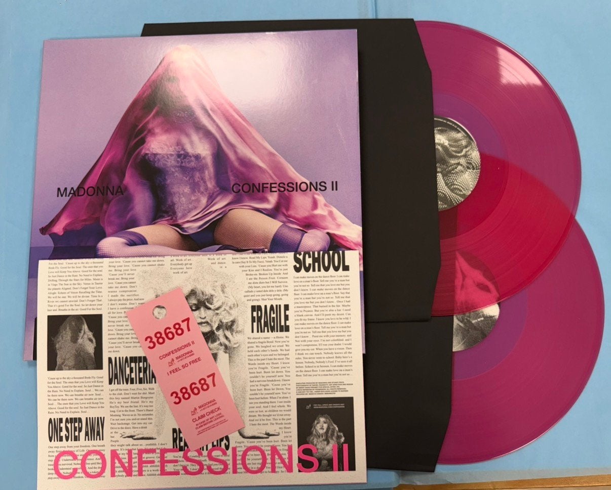 Madonna - Confessions II (pink vinyl), Ophalen of Verzenden, Zo goed als nieuw, 12 inch, LP