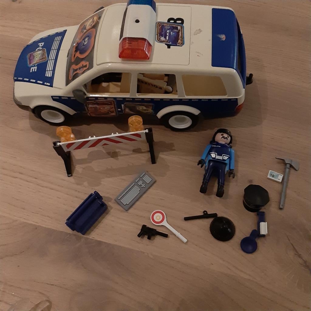 Playmobil politieauto, Ophalen of Verzenden, Gebruikt