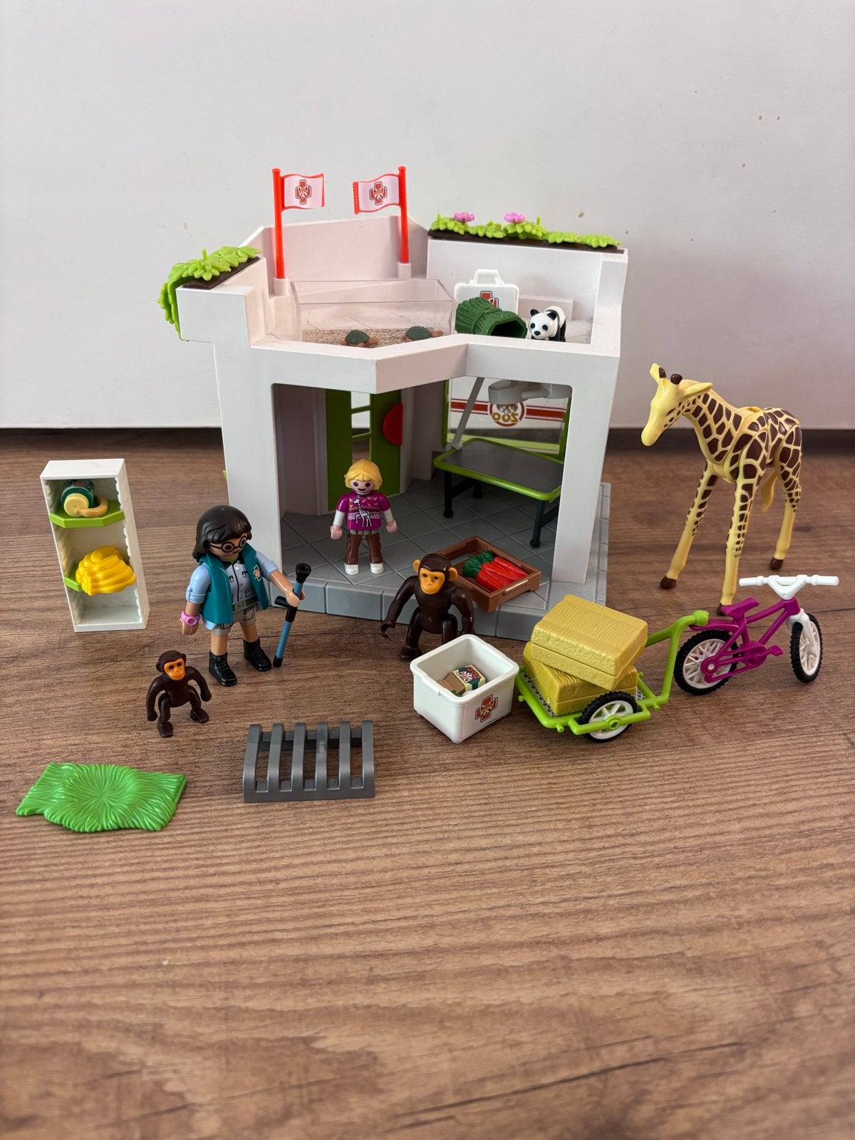 Playmobil Dierenkliniek met Dieren en Figuren, Kinderen en Baby's, Speelgoed | Playmobil, Ophalen, Gebruikt, Losse onderdelen