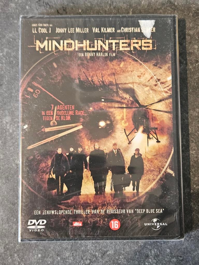 DVD Mindhunters Val Kilmer NIEUW gesealed, Vanaf 16 jaar, Ophalen of Verzenden, Nieuw in verpakking, Actiethriller