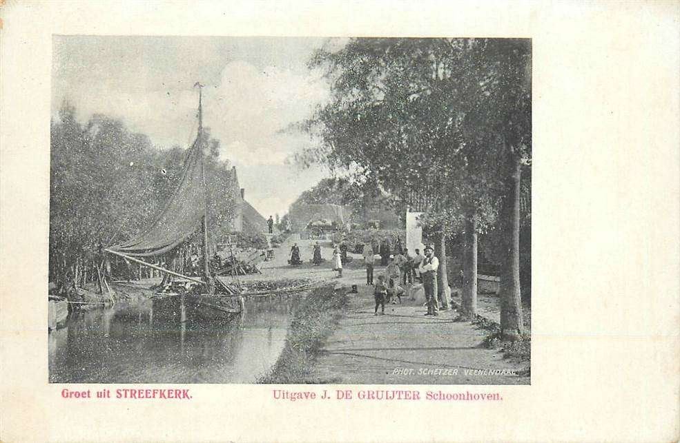 304-021-043 Streefkerk Groet uit, Verzenden, Voor 1920, Zuid-Holland