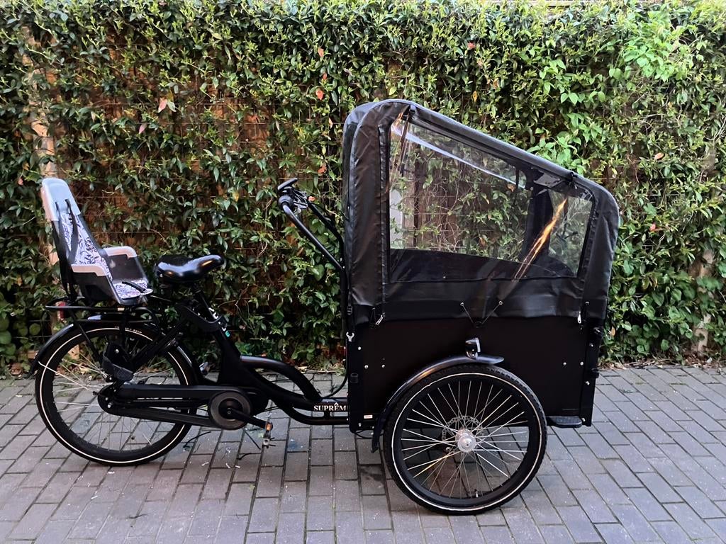 Elektrische bakfiets, Fietsen en Brommers, Fietsen | Bakfietsen, Zo goed als nieuw, Overige merken, 4 kinderen of meer, Elektrisch