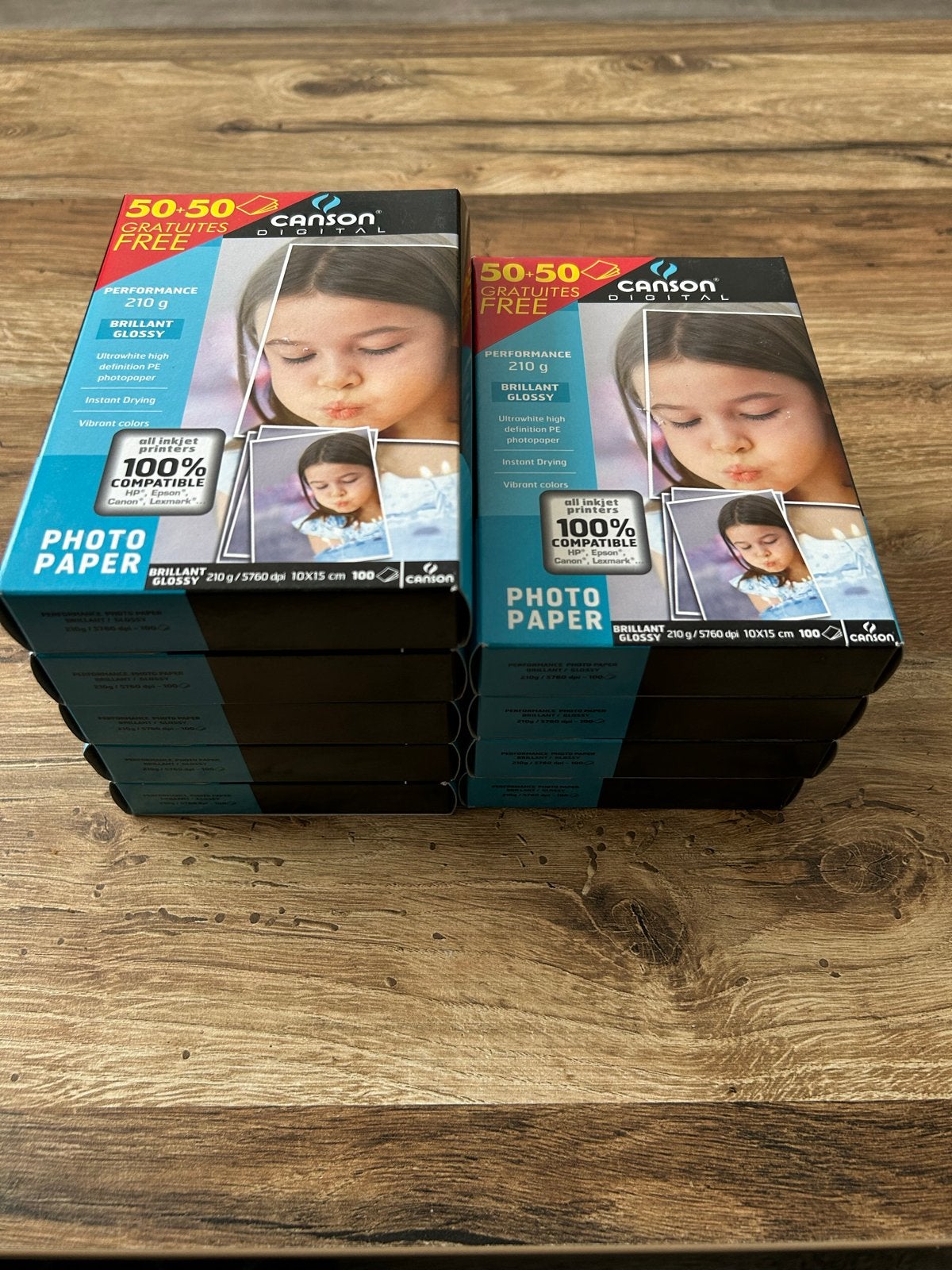 Partij 900 vellen Canson fotopapier 10x15 glanzend, Audio, Tv en Foto, Nieuw, Ophalen of Verzenden, Sneldrogend, Overige merken