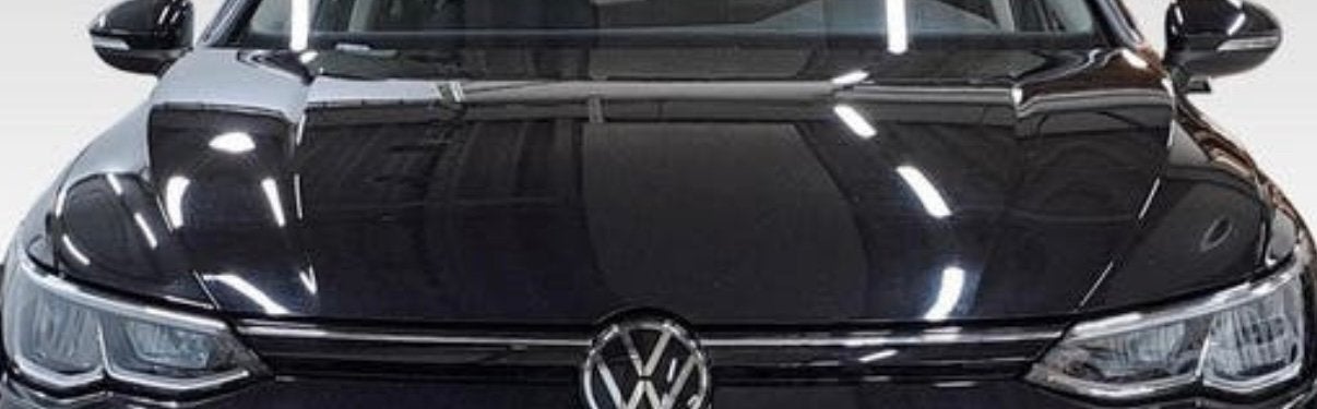 Volkswagen golf 8 motorkap lx9x zwart, Ophalen of Verzenden, Zo goed als nieuw