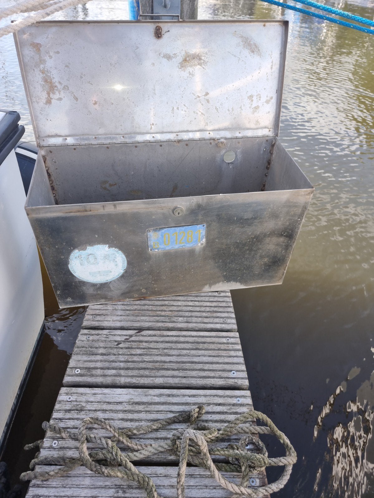 gasbun rvs hele mooie, Watersport en Boten, Ophalen of Verzenden, Zo goed als nieuw, Ankeren en Afmeren, Zeilboot of Motorboot