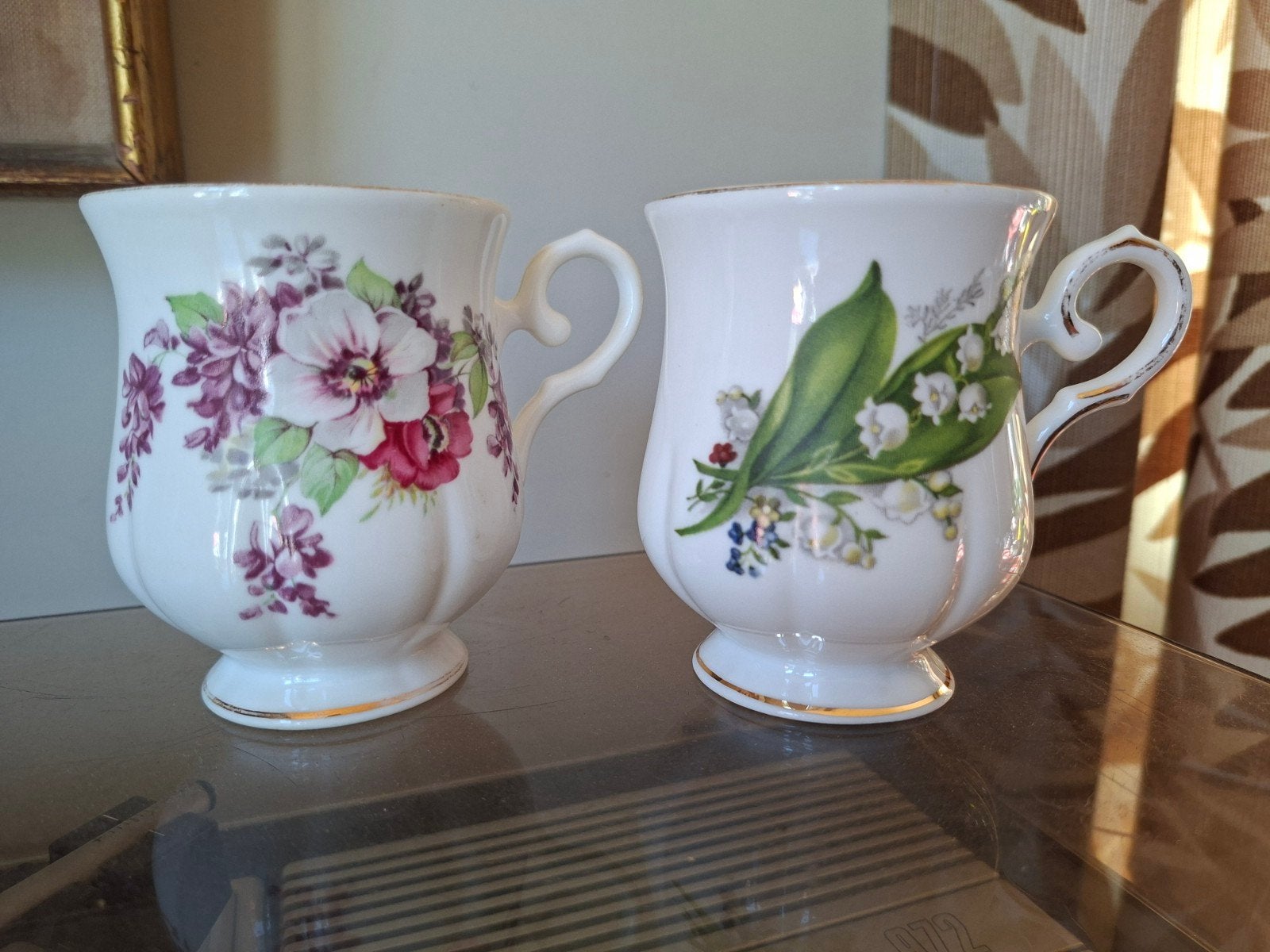 2 losse vintage kopjes Bone China London Collection, Ophalen of Verzenden