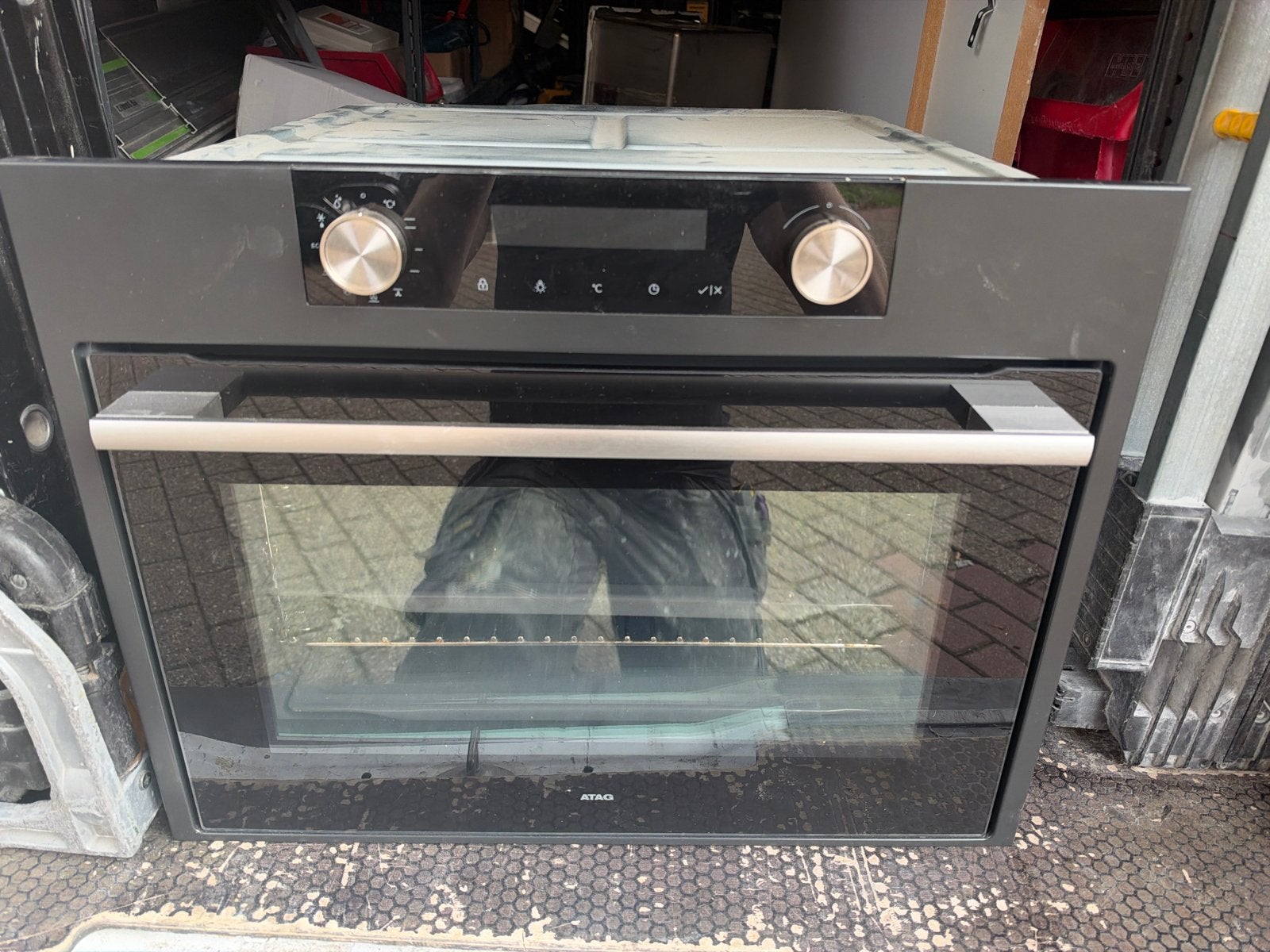 Atag BO4CO4I3-47 Inbouw Oven - nette staat, Oven, Hete lucht, Ophalen of Verzenden, Zo goed als nieuw