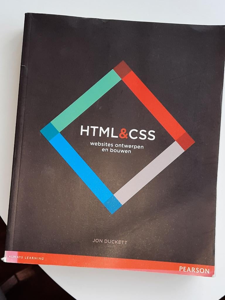 Boek HTML & CCS, Ophalen of Verzenden, Zo goed als nieuw