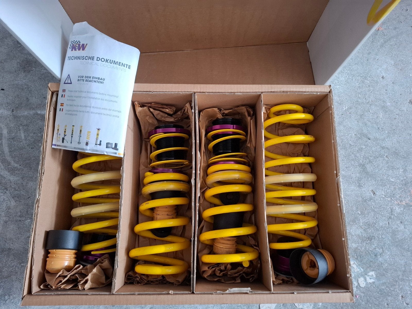 Nieuw KW schroefveren set voor Audi A5 B8 (25310075), Ophalen of Verzenden, Nieuw, Audi