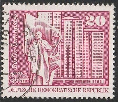 DDR 1973 1820 Lenin-monument, Gest, Ophalen of Verzenden, DDR, Gestempeld
