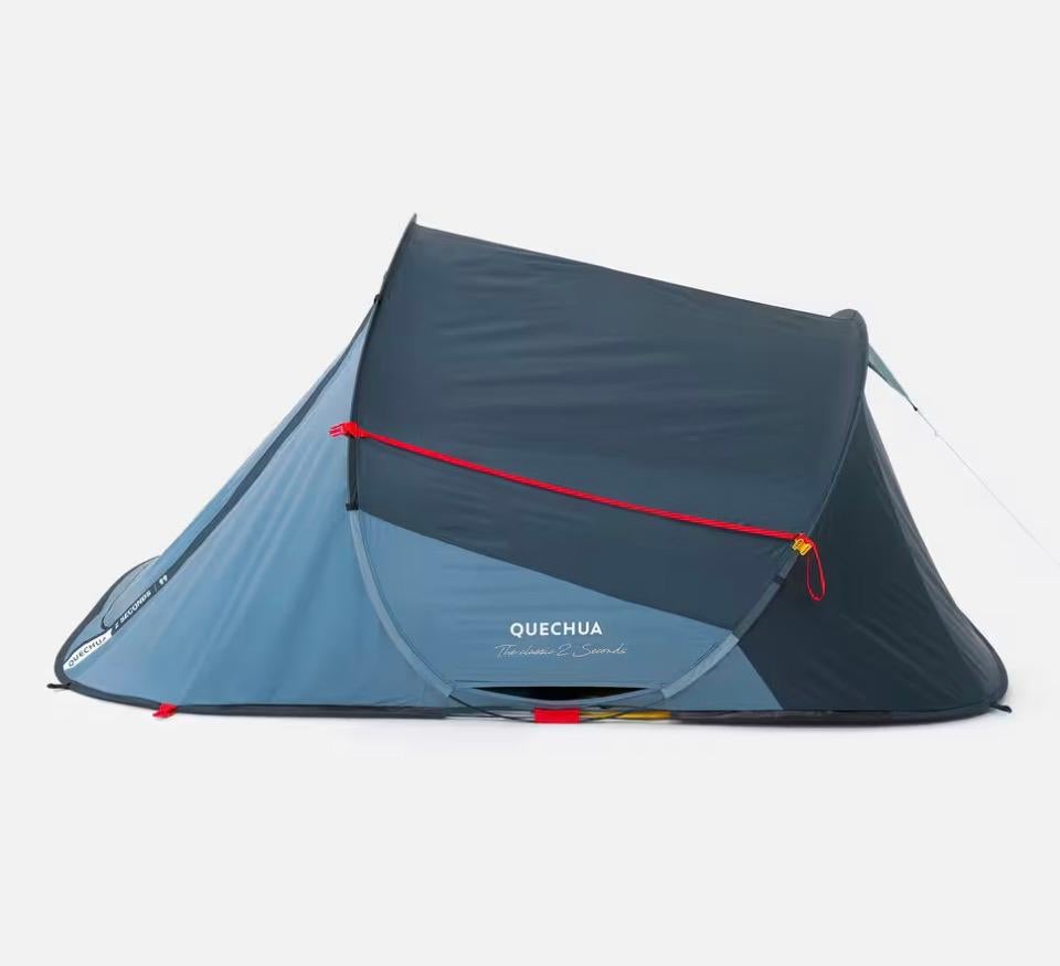Quechua 2 Seconds tent - Zo goed als nieuw, Caravans en Kamperen, Tenten, Ophalen of Verzenden, Zo goed als nieuw, Tot en met 2