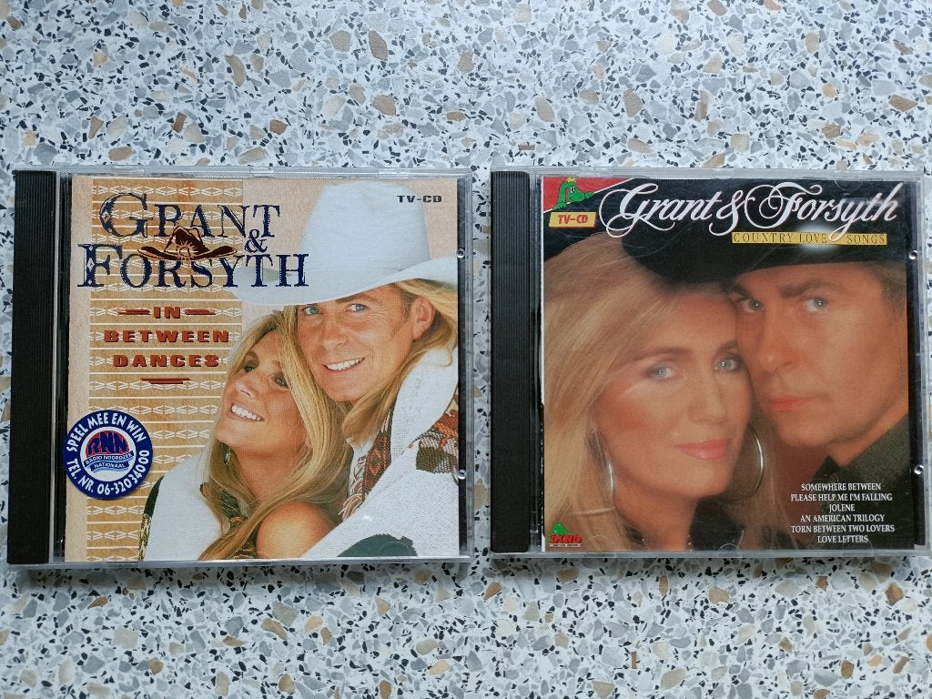 2 CD's van het zangduo "Grant & Forsyth"., Ophalen of Verzenden, Zo goed als nieuw, Inclusief doosje, Country