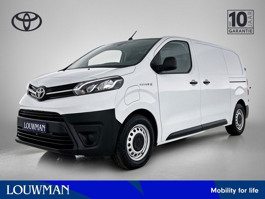 Toyota PROACE Electric Worker Live Extra Range 75 kWh | Bijr, Auto's, Bestelauto's, Parkeersensor, Zwart, Wit, Origineel Nederlands