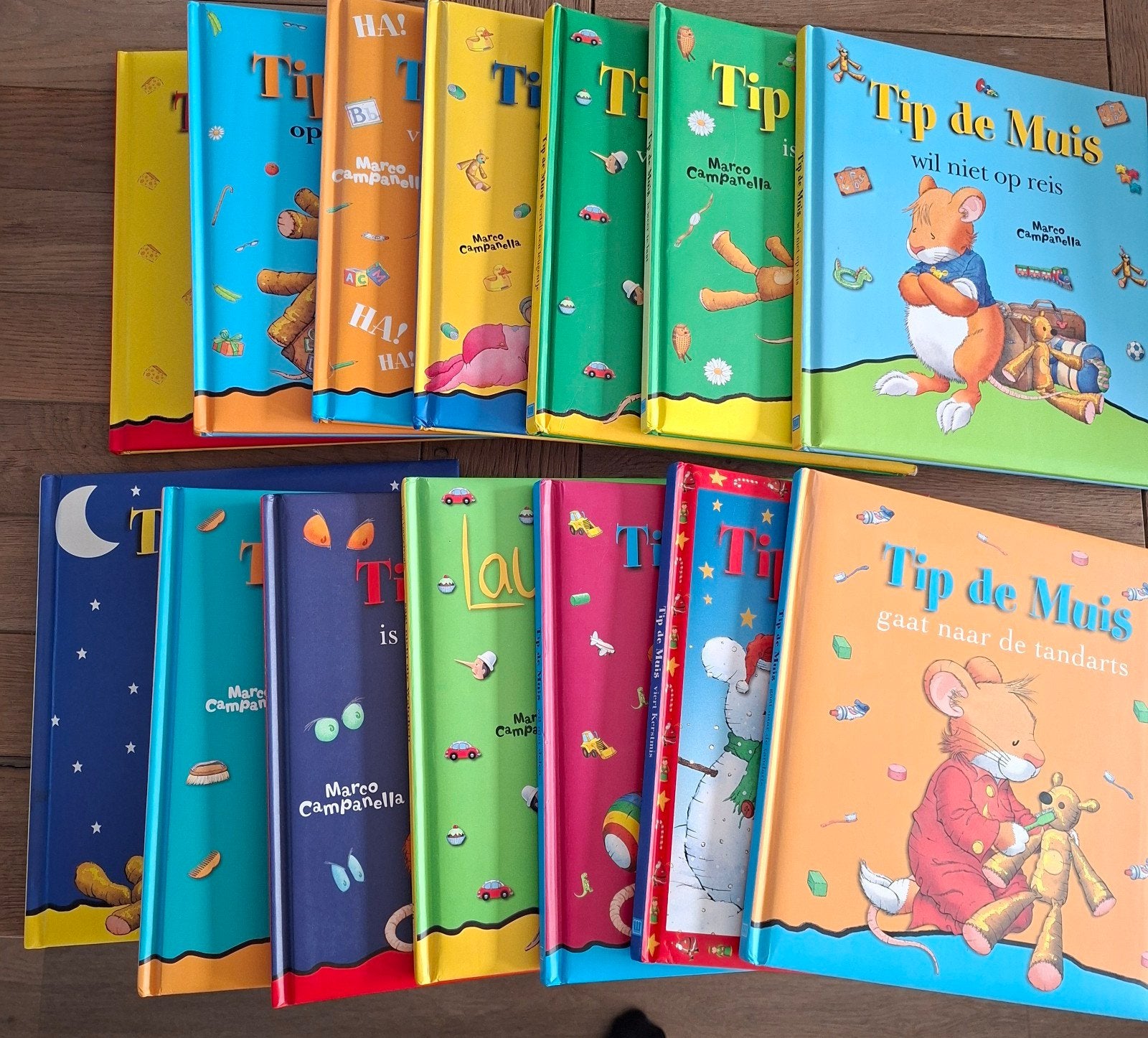 15x Tip de Muis kinderboeken - Marco Campanella, Ophalen of Verzenden, Gelezen, Marco Campanella, Fictie algemeen